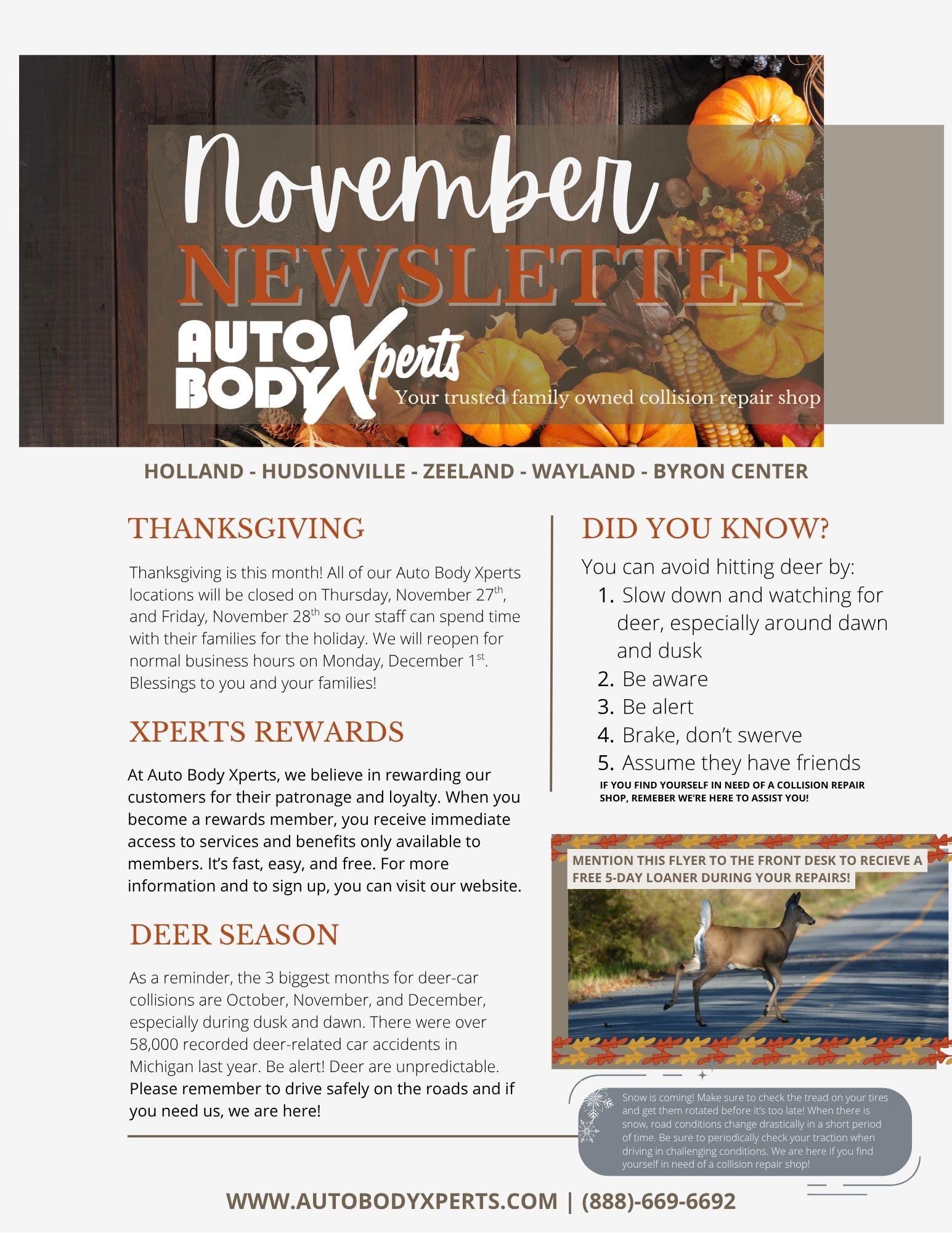 November Newsletter